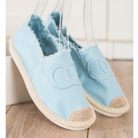 SHELOVET Textil espadrillák kék 1 SHELOVET Textil espadrillák kék 1