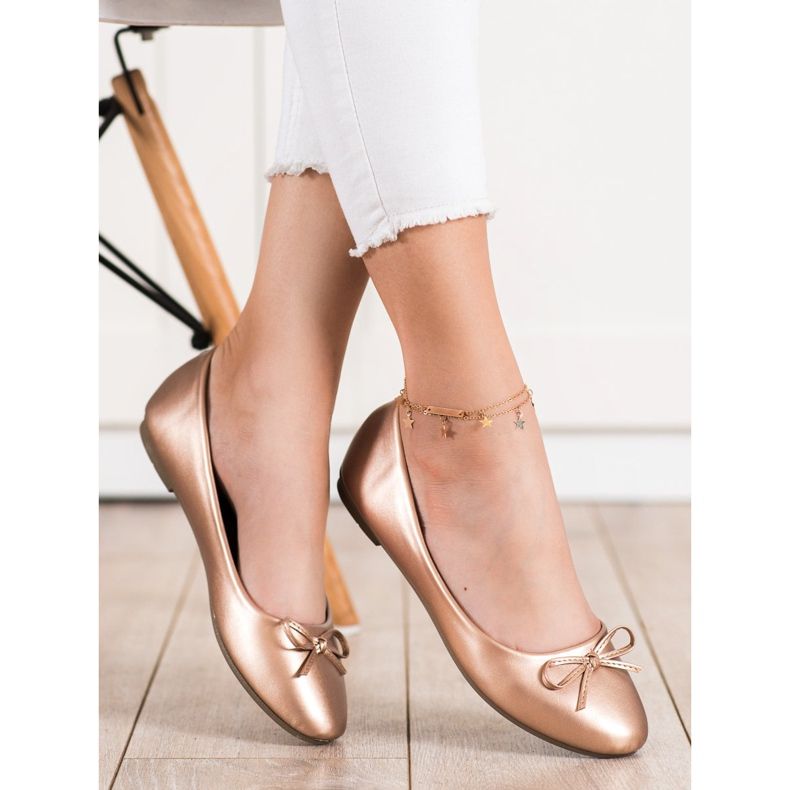 Diamantique Klasszikus balerinák aranysárga 1