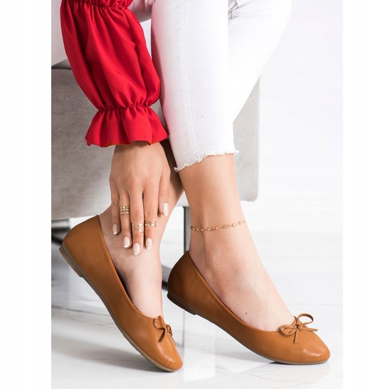 Diamantique Klasszikus balerinák barna 2