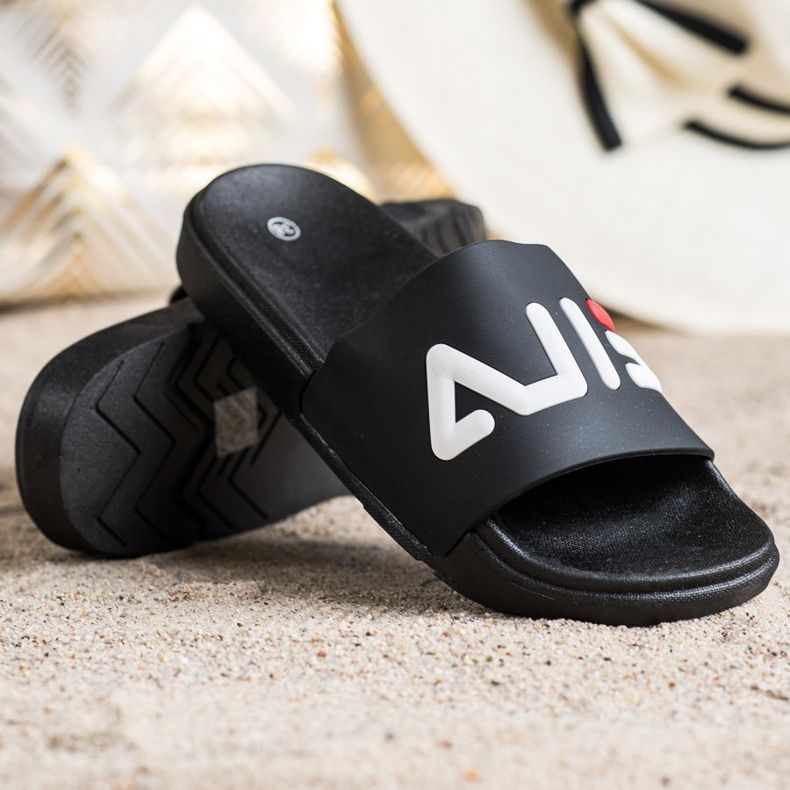 SHELOVET Kényelmes papucs fekete 1