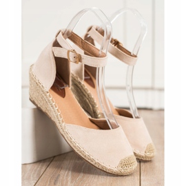 SHELOVET Ék -espadrillák bézs 2 SHELOVET Ék -espadrillák bézs 2