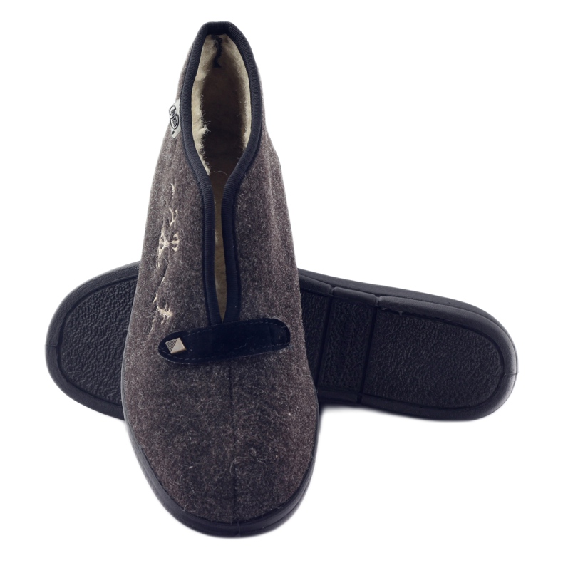 Női szigetelt papucs Befado 031d027 barna szürke 3 Női szigetelt papucs Befado 031d027 barna szürke 3