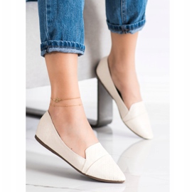 Seastar Divatos balerinák öko bőrrel bézs 2