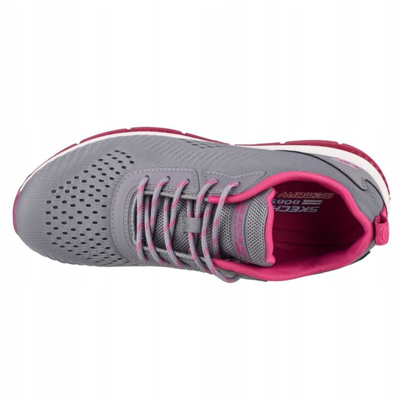 Skechers Bobs Gamma-Cool Chillin W 117102-GRY rózsaszín szürke 2 Skechers Bobs Gamma-Cool Chillin W 117102-GRY rózsaszín szürke 2