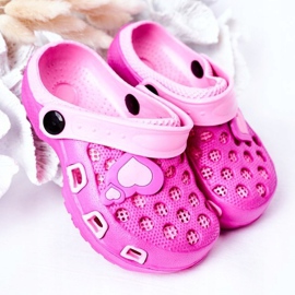 Gyermek habpapucs Kroks Fuchsia Jupiter rózsaszín 2