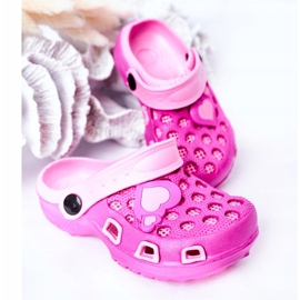 Gyermek habpapucs Kroks Fuchsia Jupiter rózsaszín 1