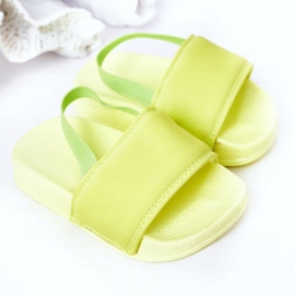 FR1 Gyermek Lime Lime gumi papucs úszó zöld 1