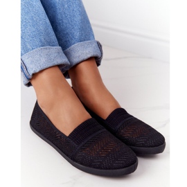 Áttört Slip-On fekete Chillout cipők 1 Áttört Slip-On fekete Chillout cipők 1
