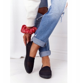 Áttört Slip-On fekete Chillout cipők 2 Áttört Slip-On fekete Chillout cipők 2