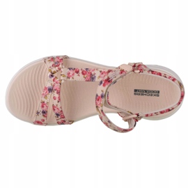 Skechers On The Go 600 Fleur W 140018-NTMT Szandál bézs piros ibolya rózsaszín 2