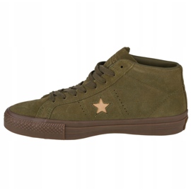 Converse One Star Pro Suede Mid M 157869C cipő zöld 1