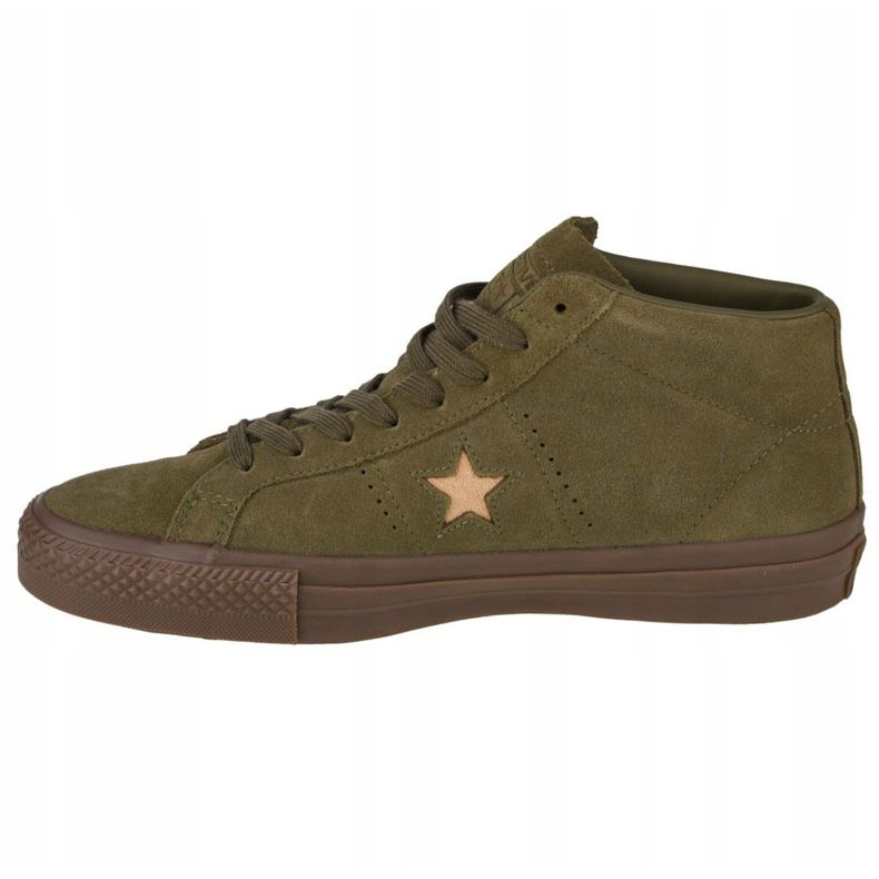 Converse One Star Pro Suede Mid M 157869C cipő zöld 1