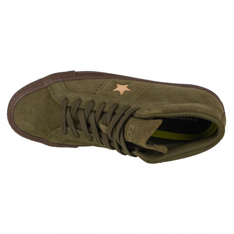 Converse One Star Pro Suede Mid M 157869C cipő zöld 2