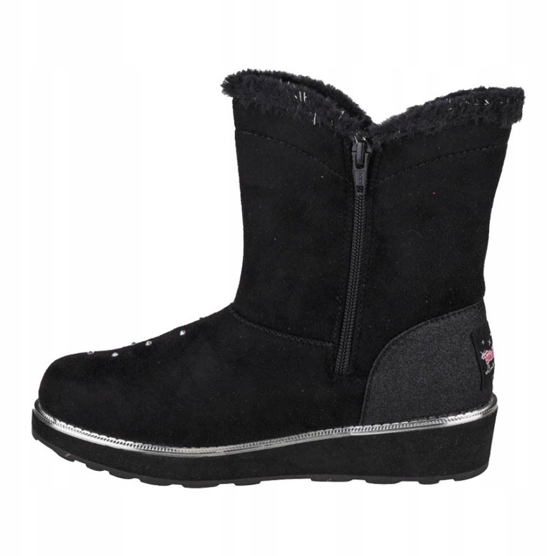 Skechers Sparkle Spell Jr 10663L-BLK fekete 1 Skechers Sparkle Spell Jr 10663L-BLK fekete 1