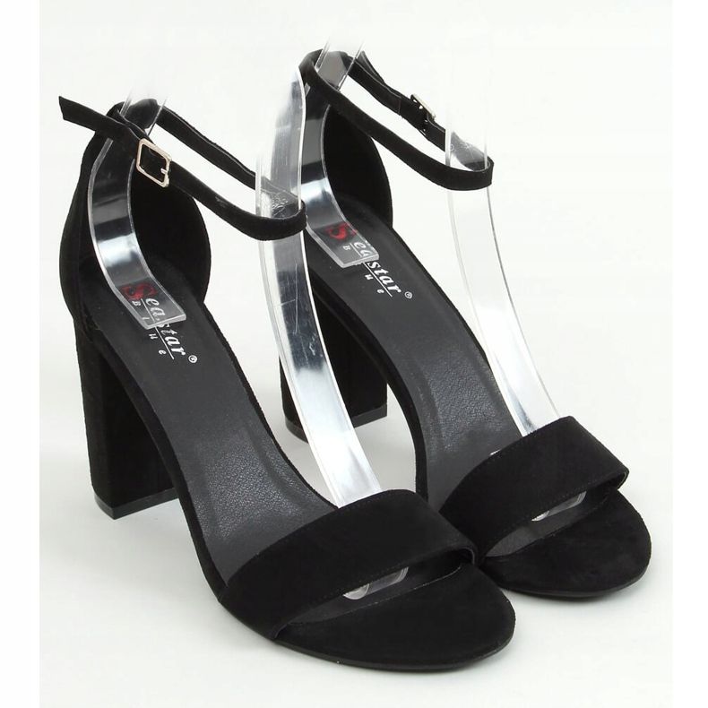 Fekete szandál a poszton AF03P Fekete 1