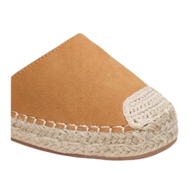 Női espadrille szandál 2331-68-camel bézs 4