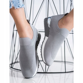 Renda Szürke áttört cipők 2