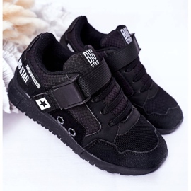 Gyermek sportcipők Memory Foam Big Star HH374164 Fekete 2