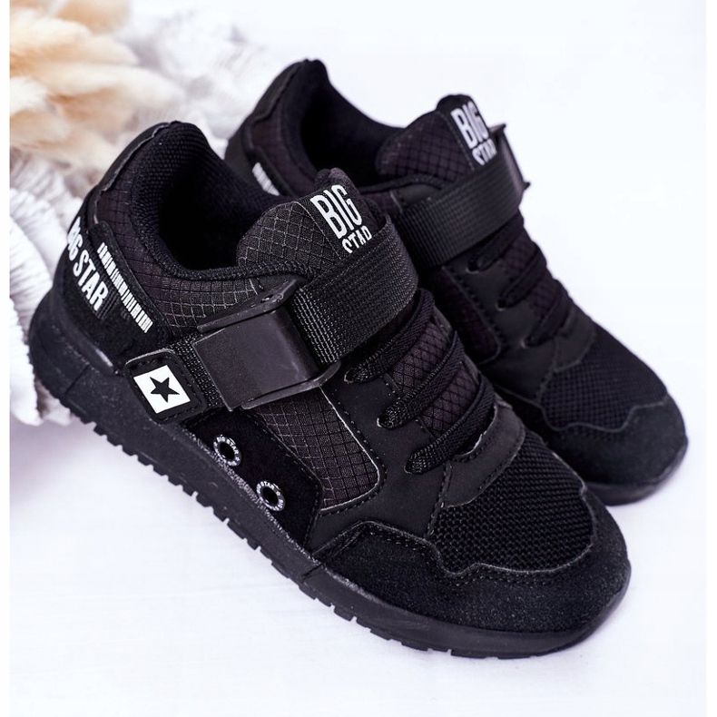 Gyermek sportcipők Memory Foam Big Star HH374164 Fekete 2