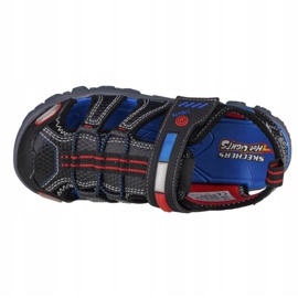 SKECHERS károsító III-Sand Patrol Jr 400073L-BKRB fekete kék 2