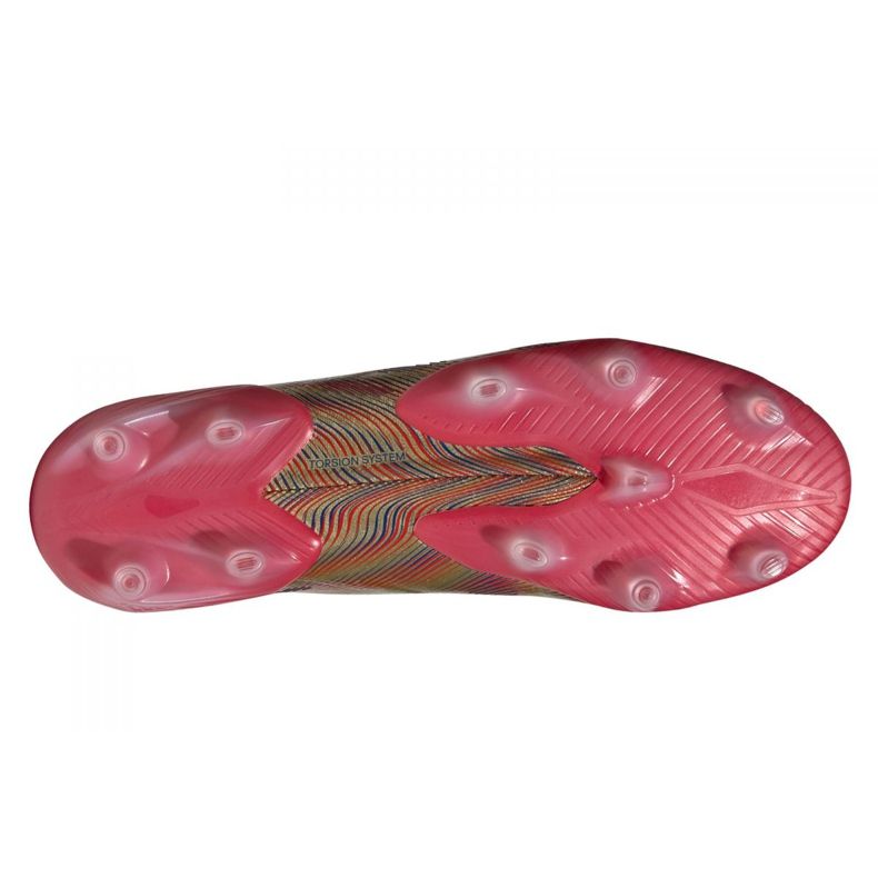 Adidas Nemeziz.1 Fg M FY0758 futballcipő szürke / ezüst, arany aranysárga 2