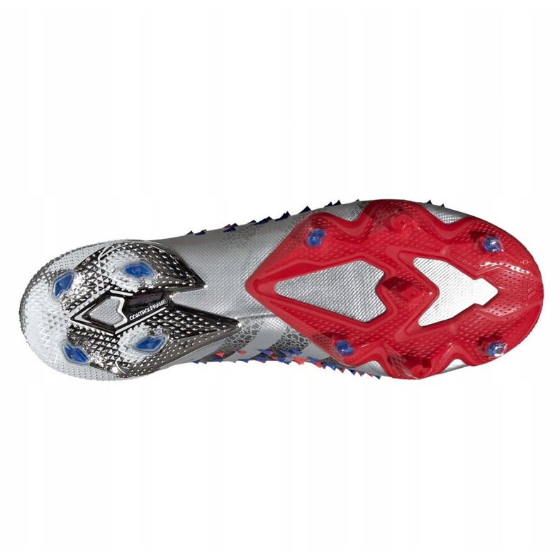 Adidas Predator Freak.1 Low Fg M FY1051 futballcipő szürke ezüst 2