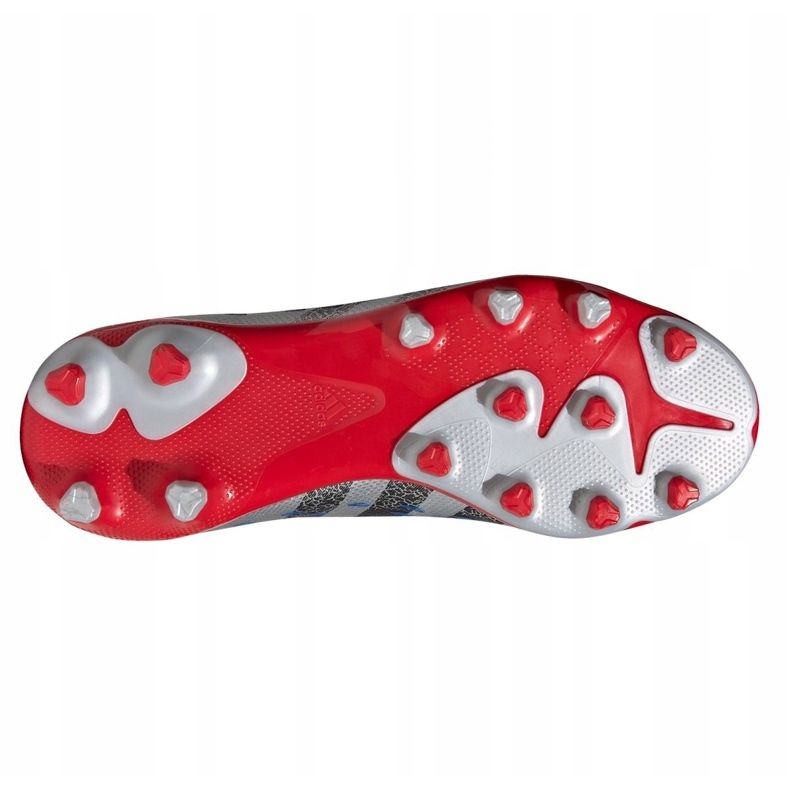 Adidas Predator Freak.3 Mg Jr FY7625 futballcipő szürke ezüst 2