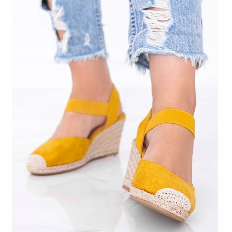 Sárga espadrillák Louise ékén 2