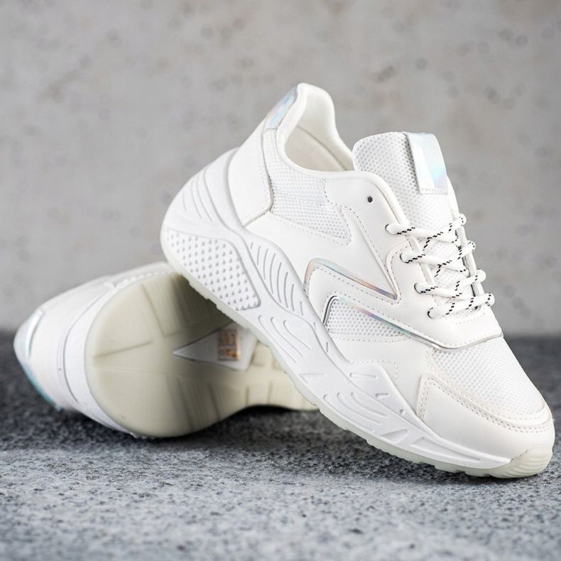 SHELOVET Stílusos cipők fehér 1