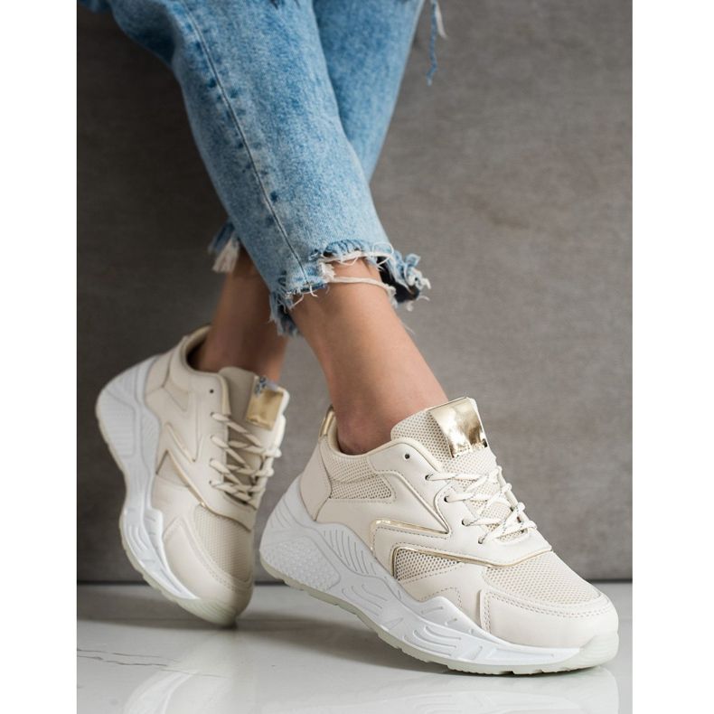 SHELOVET Stílusos cipők barna 2