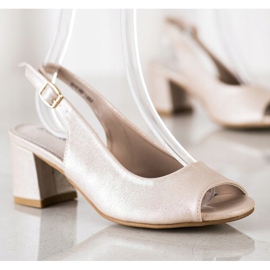 Goodin Arany csillogó szandál bézs aranysárga 1