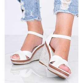 Fehér ék szandál Marcy 1