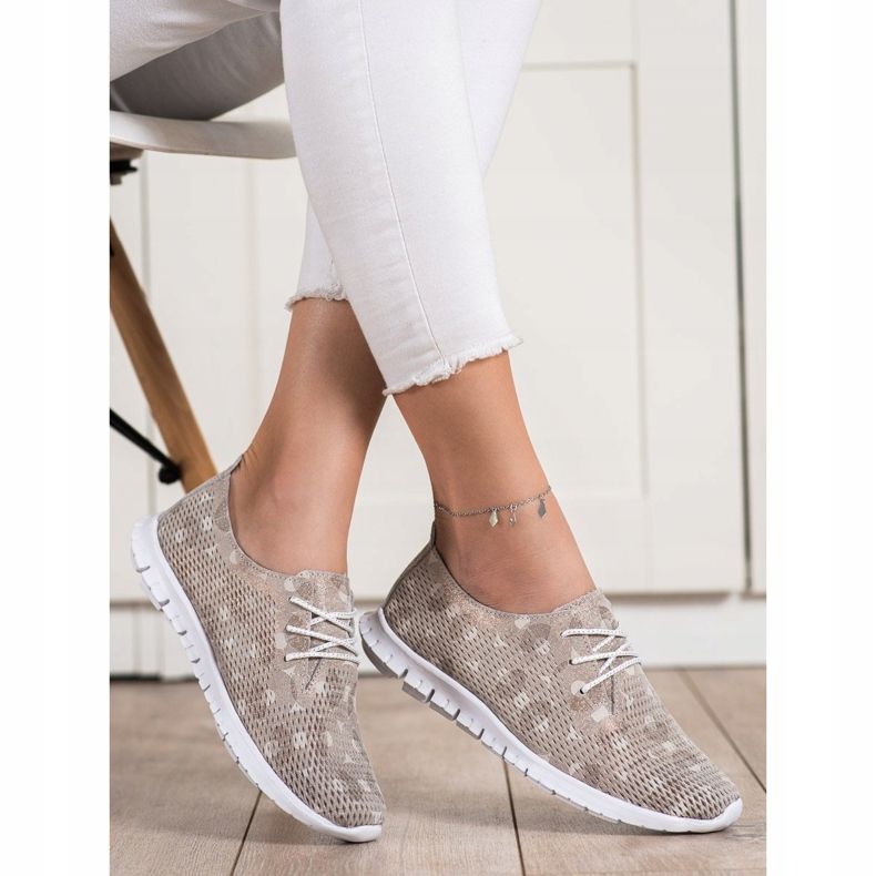 Goodin Könnyű bőr cipő bézs barna 1 Goodin Könnyű bőr cipő bézs barna 1