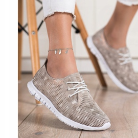 Goodin Könnyű bőr cipő bézs barna 2 Goodin Könnyű bőr cipő bézs barna 2