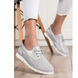 Goodin Bőr áttört cipő sokszínű aranysárga 1