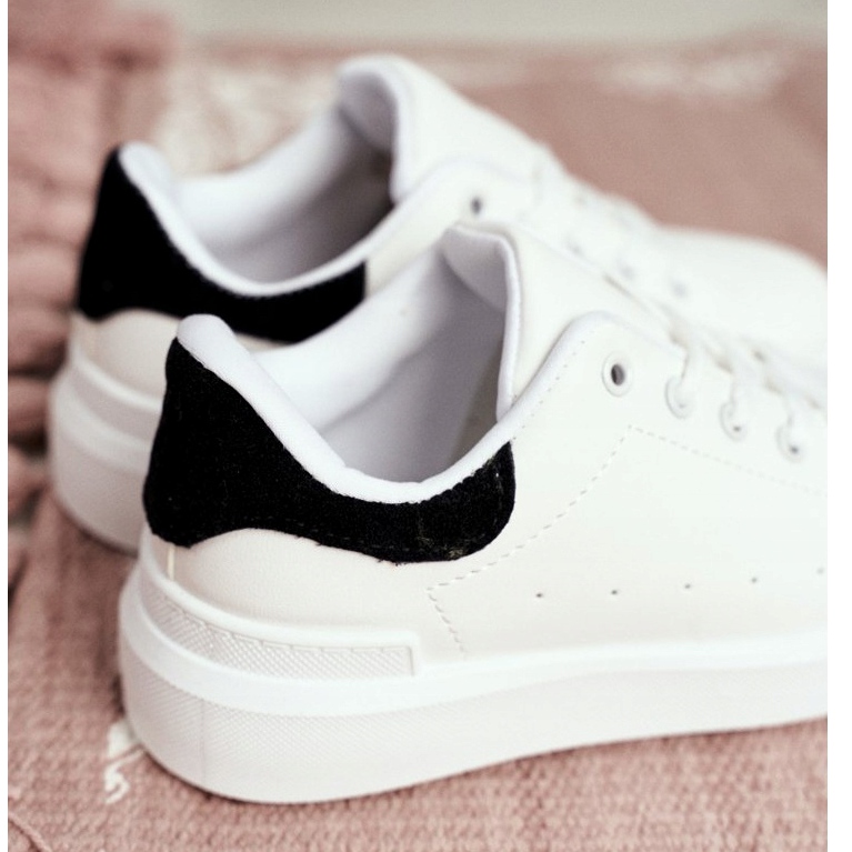 FRROCK Fehér Bilbo Gyermek ifjúsági sportcipő fekete 3