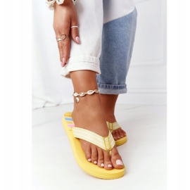 Női papucs Big Star HH274A055 Sárga 2