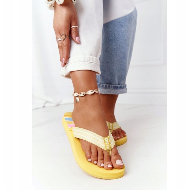 Női papucs Big Star HH274A055 Sárga 2