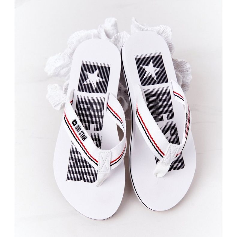 Női papucs Big Star HH274A062 Fehér 1