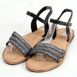 Fekete női szandál N-70 Fekete 1