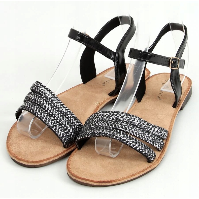 Fekete női szandál N-70 Fekete 1