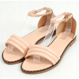 Rózsaszín 55-93 Rózsaszín boka szandál 1