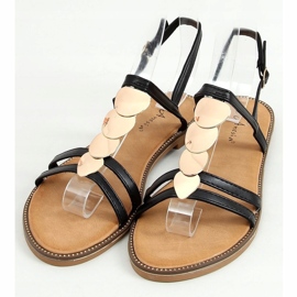 Fekete női szandál N-101 Fekete 1