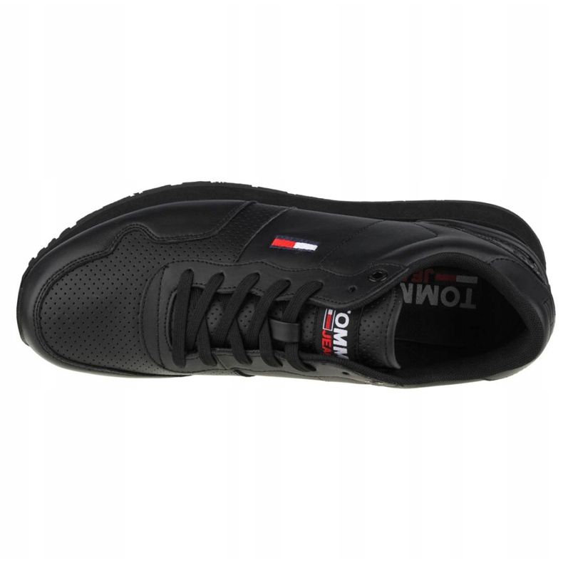 Tommy Hilfiger Jeans Lifestyle Lea Runner M EM0EM00665-BDS cipő fekete 2
