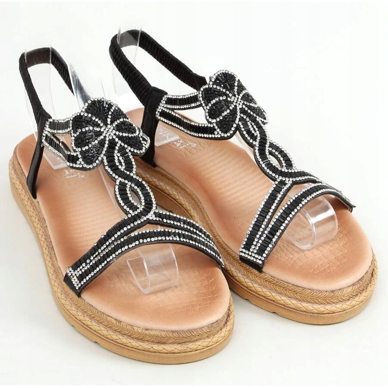 Fekete női szandál JN11-34 Fekete 1