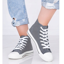 Szürke női cipők Gampa boka 1