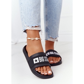 Női papucs Big Star HH274A013 Fekete 2