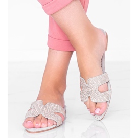 Szürke papucs, kemény tokkal 1