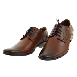Olivier Férfi bőr cipő 277 barna 2