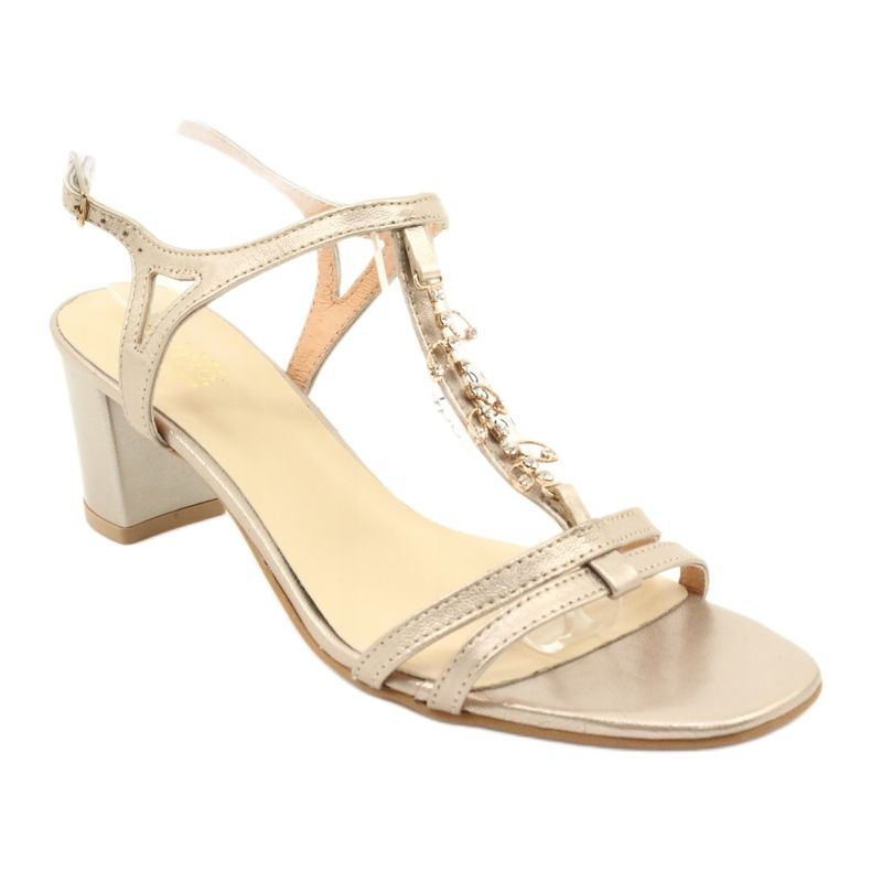 Arany szandál a poszton a Zircon Espinto S352 -vel aranysárga 2